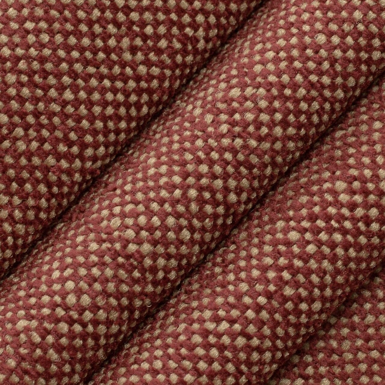 Brown Orange Rust Performance Grade Plain Solid Tweed Textures Upholstery Fabric by The Yard - SKU: Chet Sedona